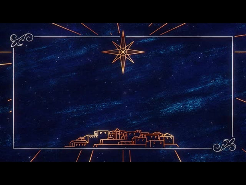 Star Of Wonder Bethlehem Blue Frame