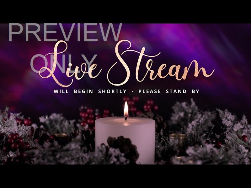 Advent Wreath Live Stream Still