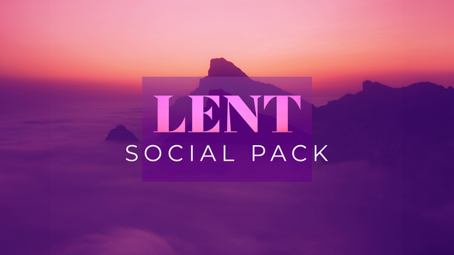 Lent Social Pack