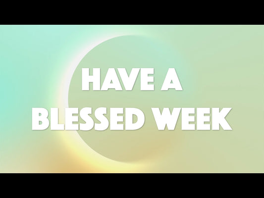 Abstract Modern Blue Orange Have A Blessed Week Motion