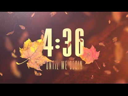 Thankful Fall Countdown