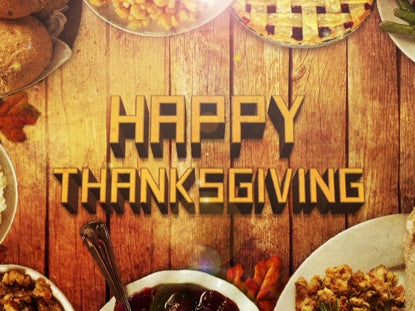 Happy Thanksgiving Table