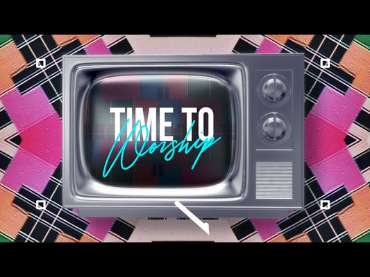 Retro Bad Signal Time To Worship