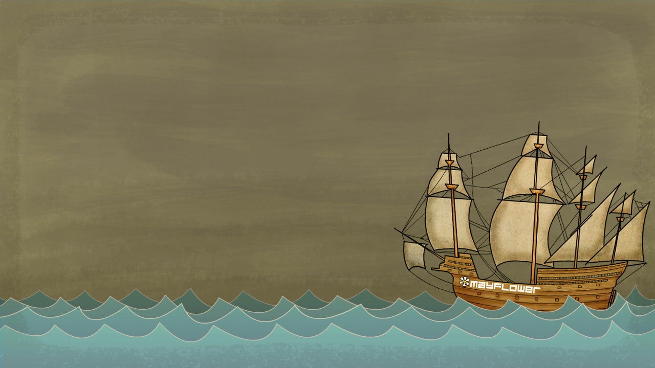 Thanksgiving Illustration - Mayflower