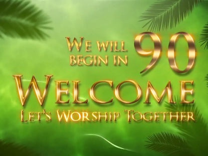 Waving Palm Branches Countdown