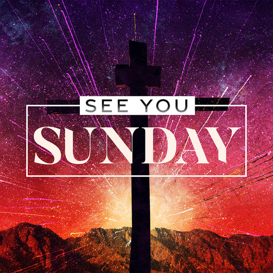 Vivid Easter Sunday Graphic