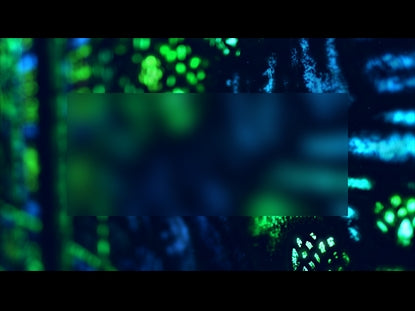 Stained Glass Blue Green Blur