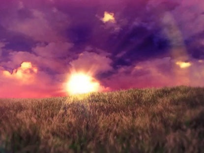 Grass Hill Sunset