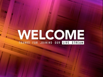 Glowlines Stream Welcome