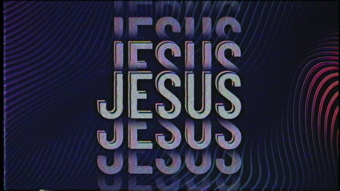 Retro Wave Jesus Lo Fi