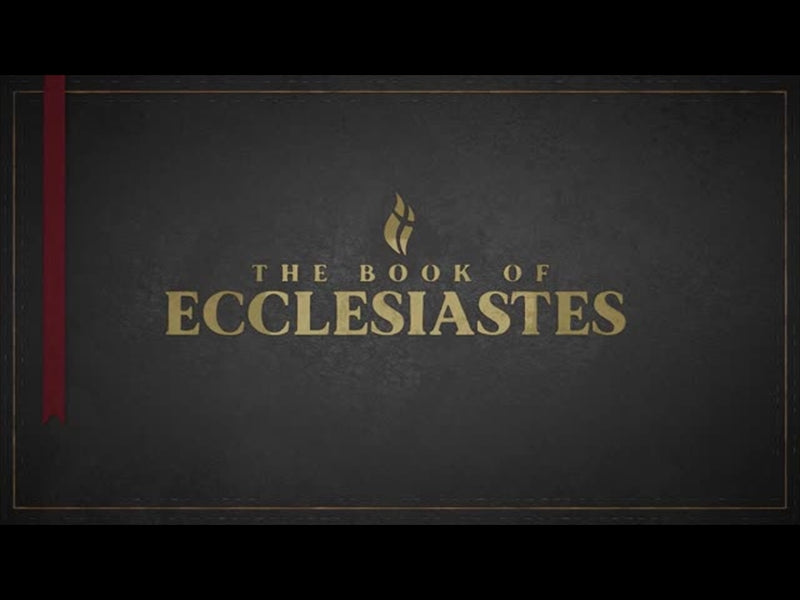 Ecclesiastes - Black