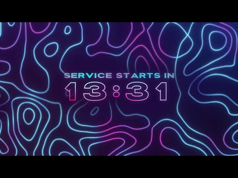 15 Min Countdown Topo Neon