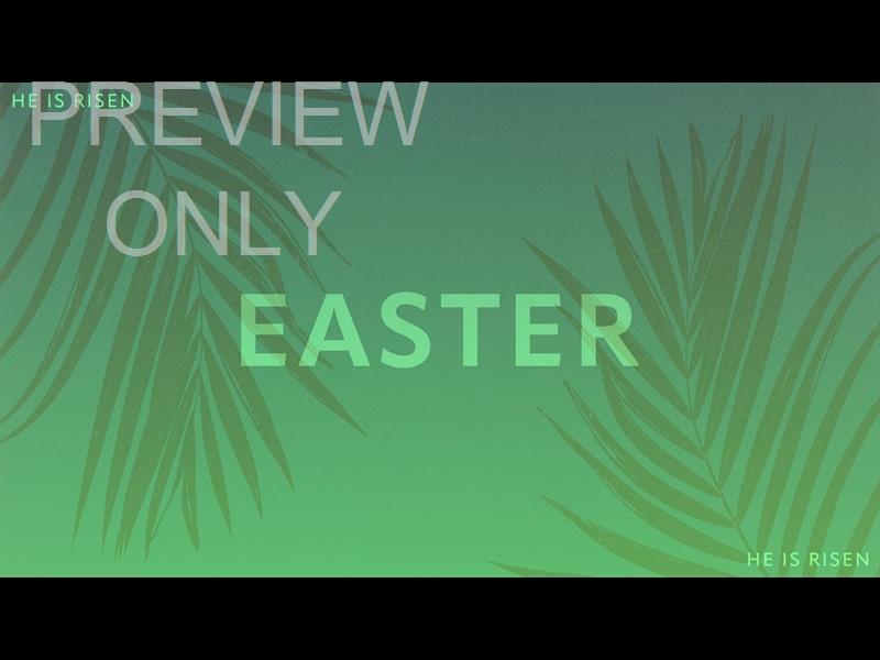 Risen Palms Easter Still