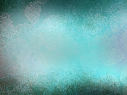 Flowers Ornate Blue Bright
