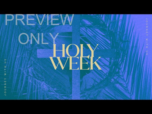 Easter Colors Holy Week Title Still