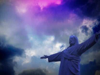 Christ Open Arms Clouds