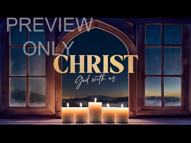 Winter Advent Christ Still