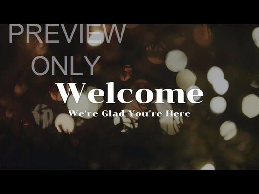 Christmas Lights: We're Glad You're Here Still