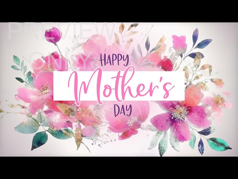 Mothers Day Floral Title Still