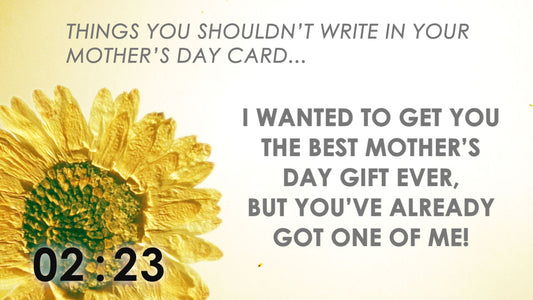 Cards For Mom (What Not To Say)