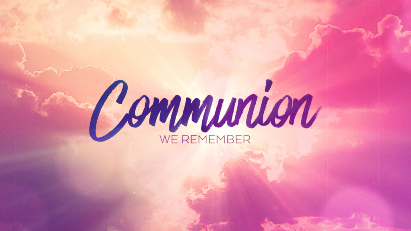 Resurrection Words Communion Still