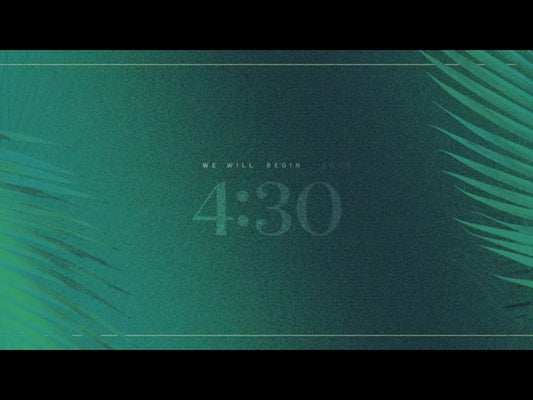 Easter Colors Palm Sunday Countdown