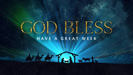 Silent Night Nativity God Bless Still