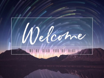 Star Trails Welcome