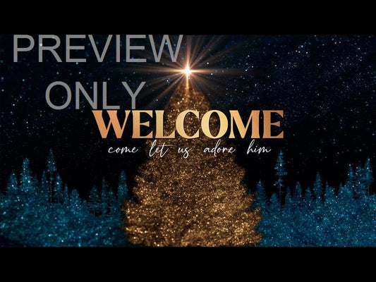 Sparkling Christmas Welcome Still