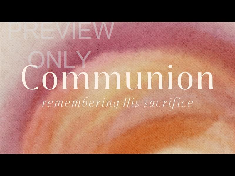 Spring Canvas Communion Still