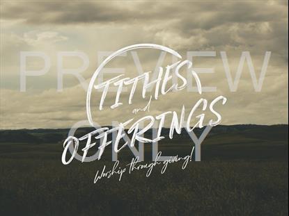 Vistas Tithes And Offerings