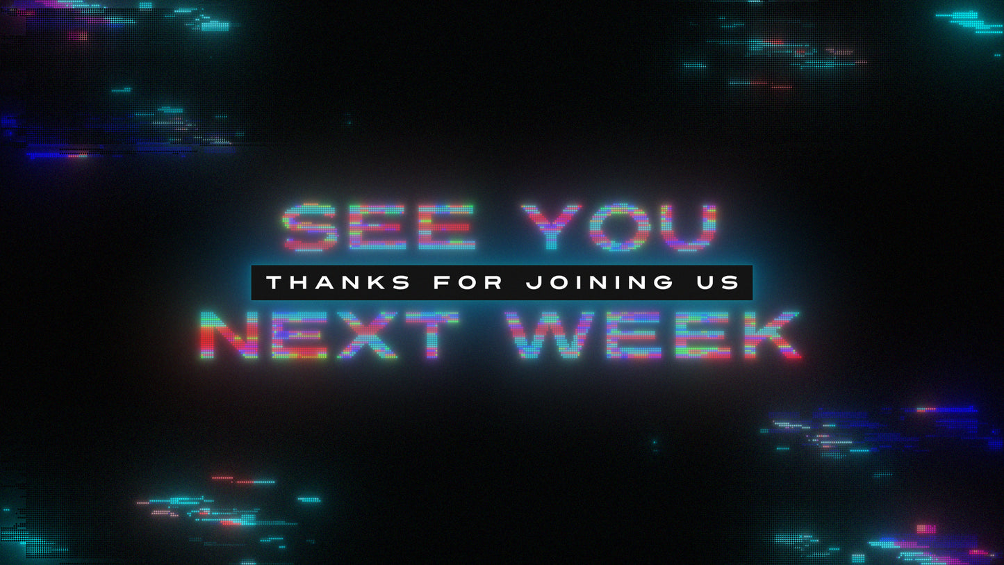 Led Glitch Closing Still