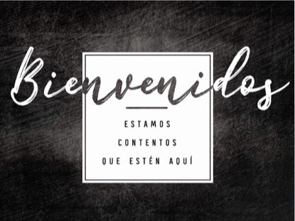 Rolled Ink Welcome Motion - Spanish