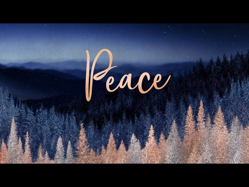 Sparkling Trees Peace
