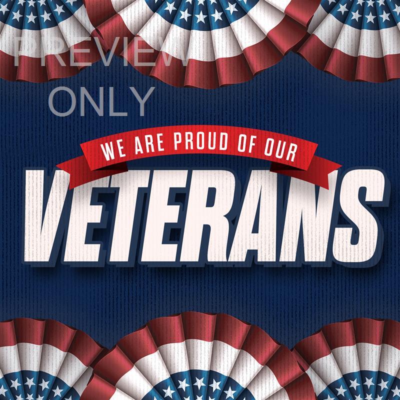 Thank A Veteran Today For Their Service - Social Graphic Title