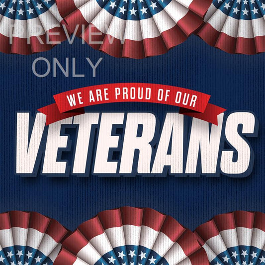 Thank A Veteran Today For Their Service - Social Graphic Title