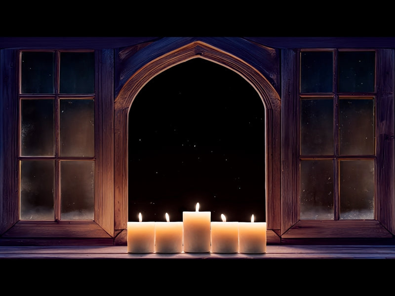 Winter Advent Candles 2