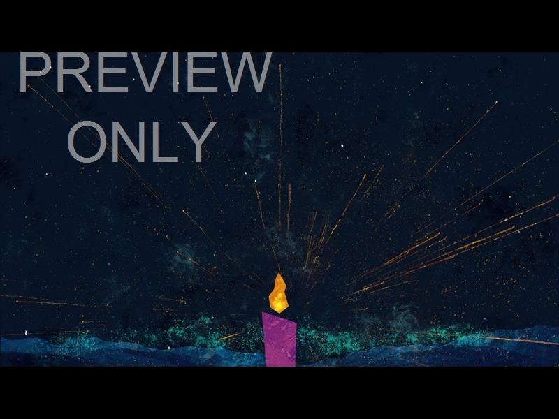 Silent Night Advent Candle 02 Still