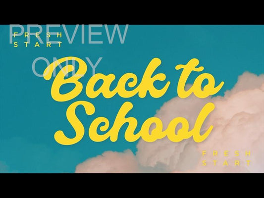 Blue Skies Back To School Still