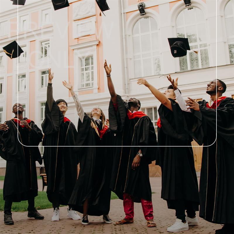 Congrats Grads Social Graphic Blank
