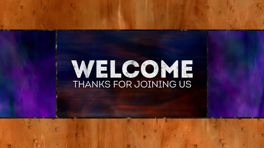 Autumn Glass Welcome Still