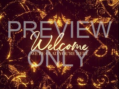 Sparkle Welcome Red