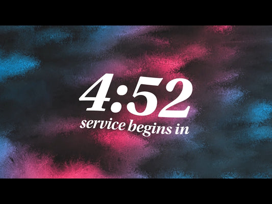 Vibrant Watercolors Countdown