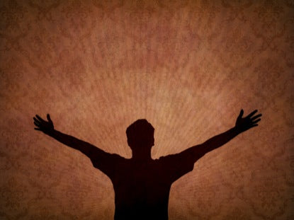 Lifted Hands Silhouette Pattern
