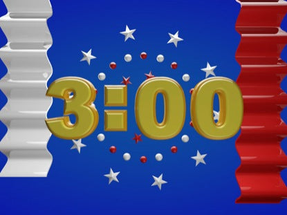 Patriotic Stars And Stripes Countdown