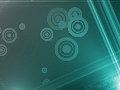 Retro Circles Light Blue
