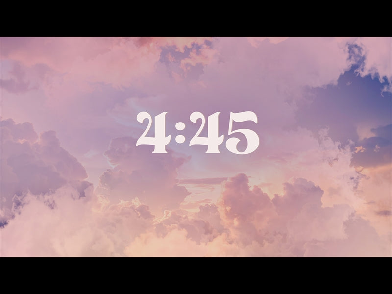 Heavenly Clouds Minimal Countdown