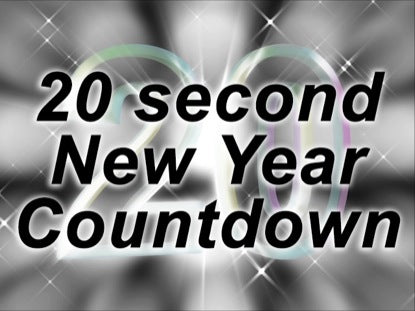 New Years Eve 20 Second Count
