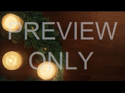 Christmas Candles Three Candles Close Alt