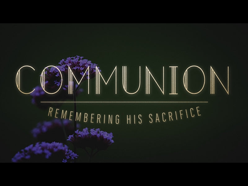 Ebony Floral: Communion